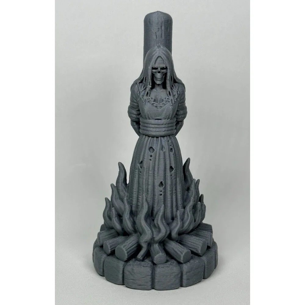 Salem Witch Trials Burning Witch at the Stake Paintable Toy